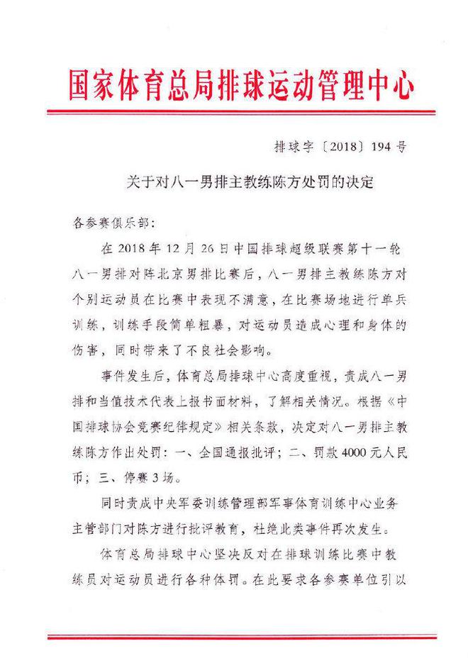 天津女排主帅曾受处分网友：不适合国家队龙8国际点此进入训练粗暴！体罚队员！(图2)